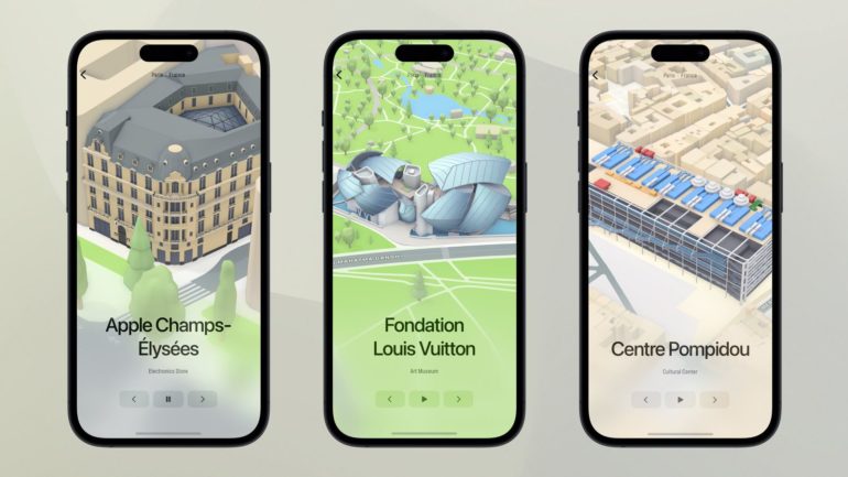 Apple Maps, new 3D maps also in Paris