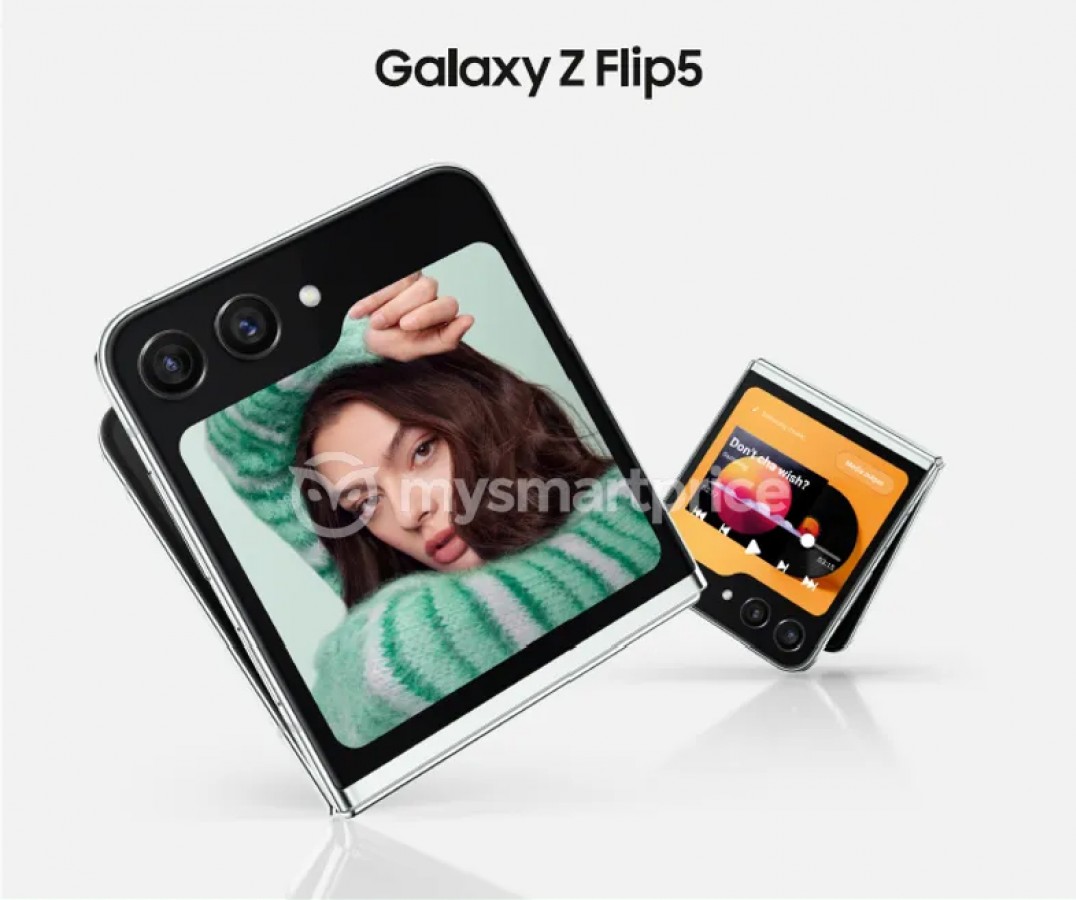 Promotional images for the Galaxy Z Flip 5 have also been leaked