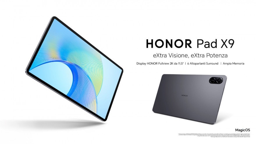 HONOR presents Pad X9, the new tablet already on sale in the HONOR Summer Sales